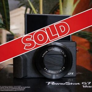 SOLD- Canon PowerShot G7 X Mark lII - Black